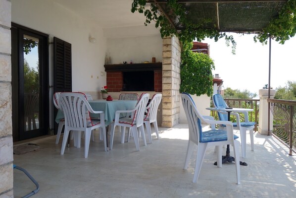 Apartment (A1) | Terrace/patio - Apartments Nev (Blato)