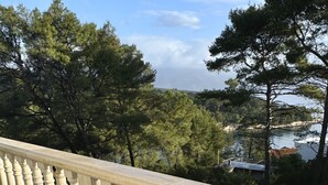 Studio (A2) | Balcony - Apartments and Room Villa Makaj (Jelsa)
