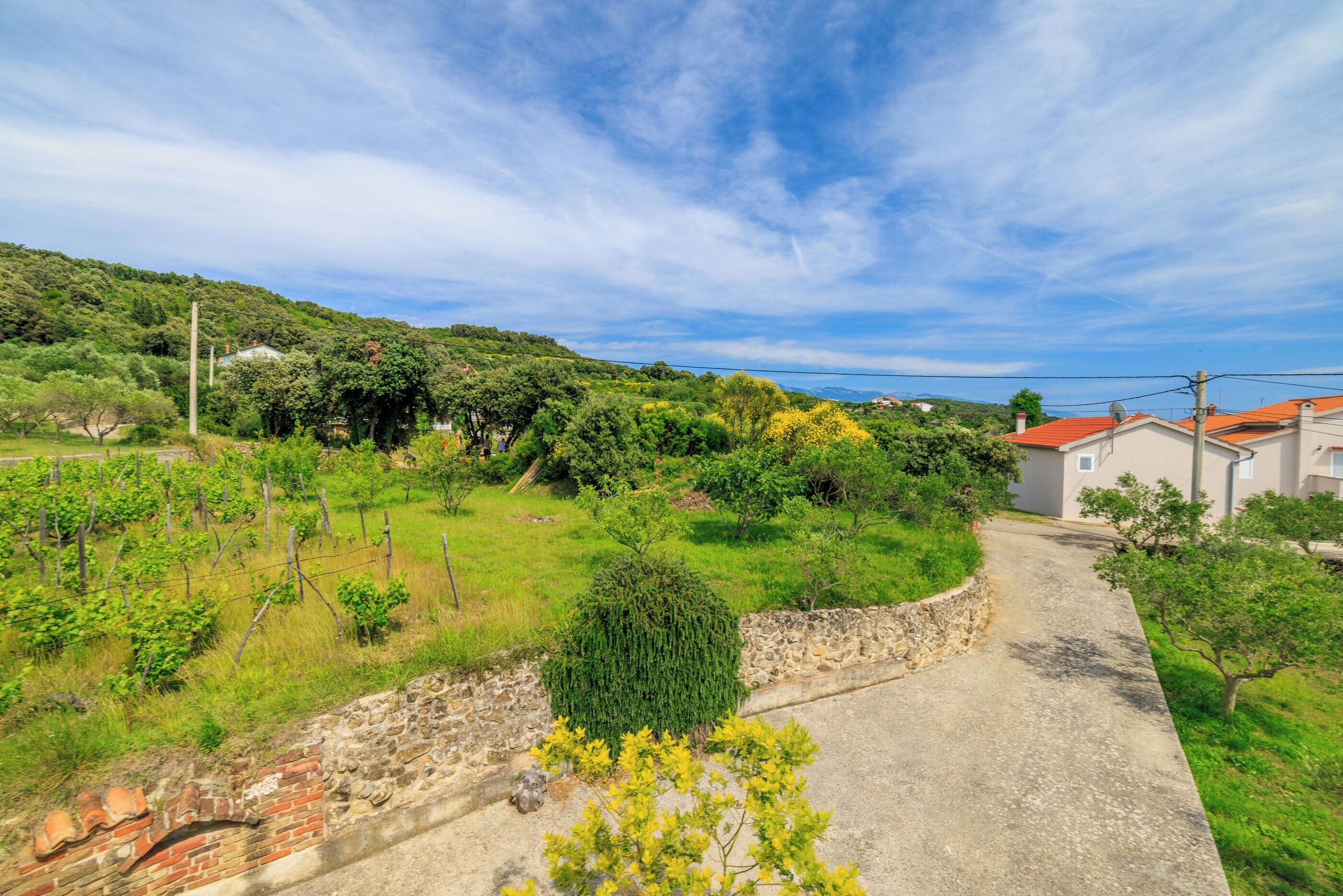 منظر من الجو على ارتفاع عالٍ