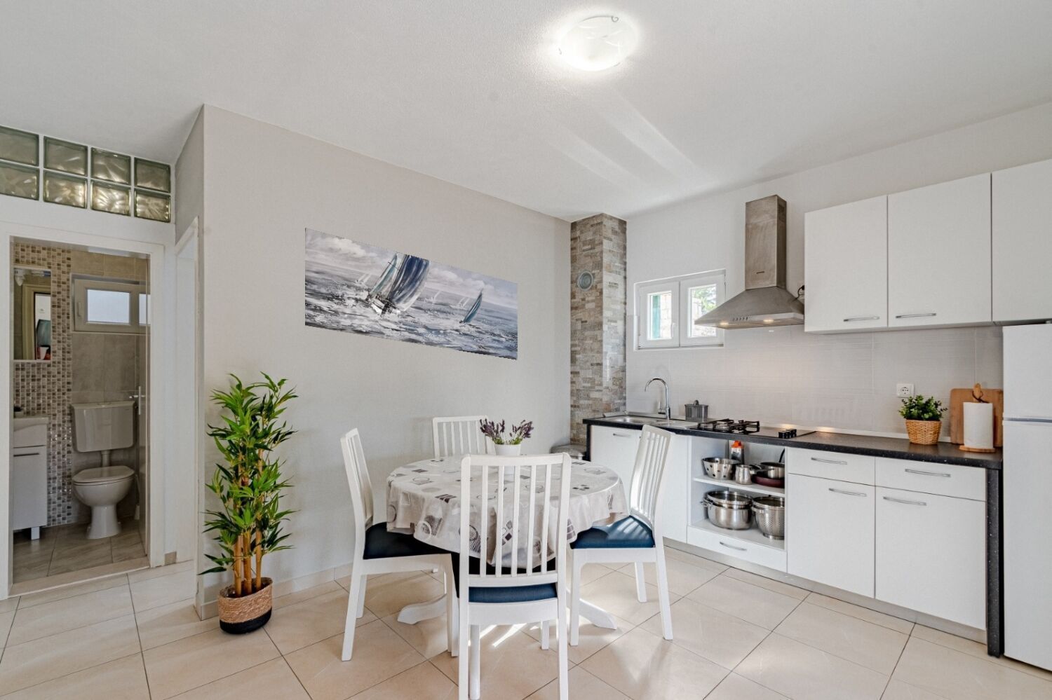 House | Private kitchen | Fridge, stovetop, cookware/dishes/utensils, freezer