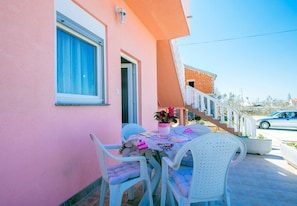 Apartment (A1) | Courtyard - Apartments Ljubo (Vrsi)