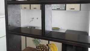 アパートメント (A1) | 専用キッチン | エスプレッソマシン、冷蔵庫、電子レンジ、オーブン