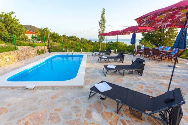 Indoor pool, outdoor pool - House Tonci (Tucepi)