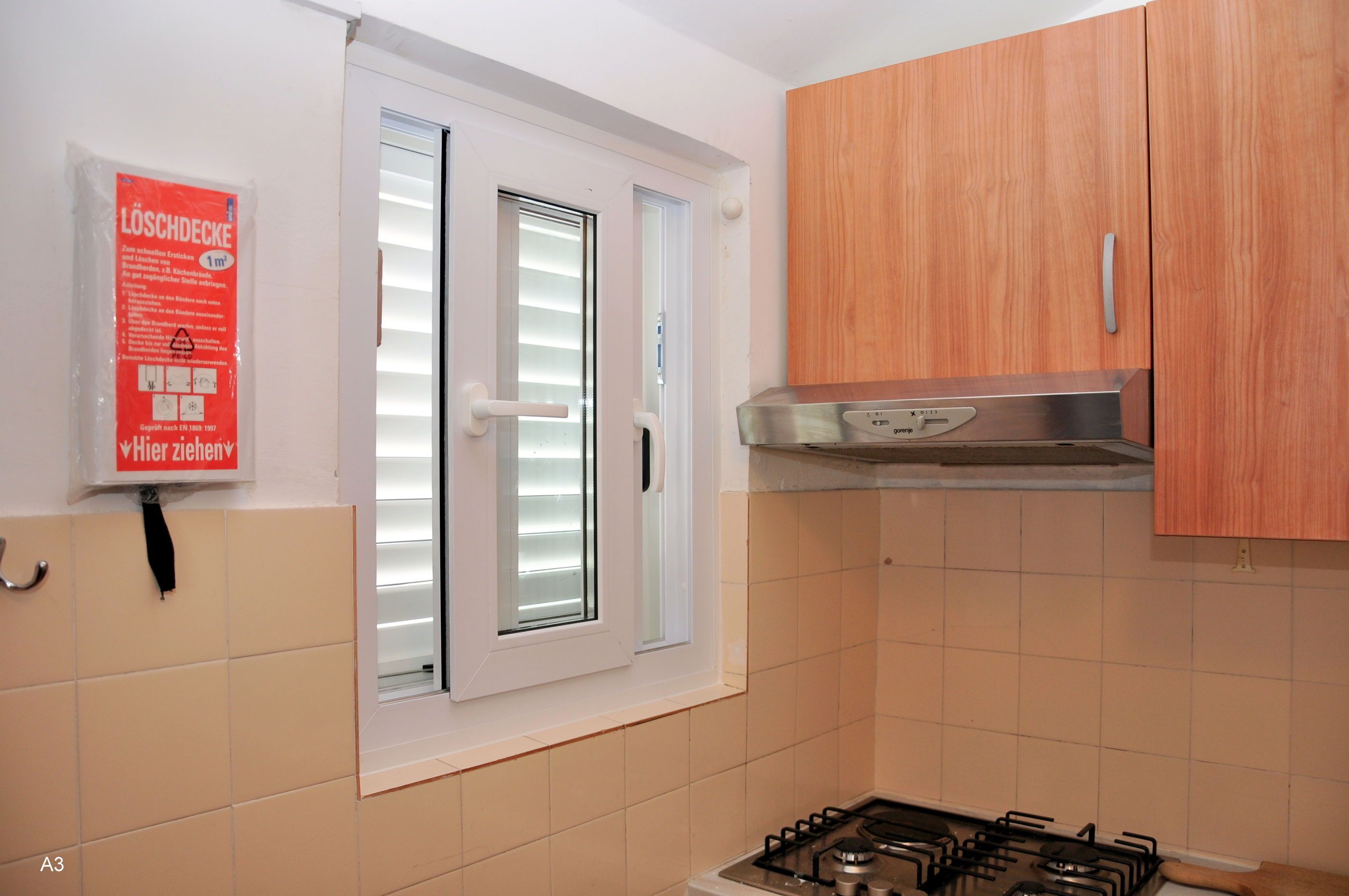 Apartment (A2) | Private kitchen | Fridge, microwave, oven, stovetop