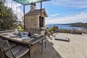 BBQ/picnic area - Apartments Apartmani Mastelic (Rogoznica)