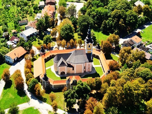 Stadsutsikt från boendet