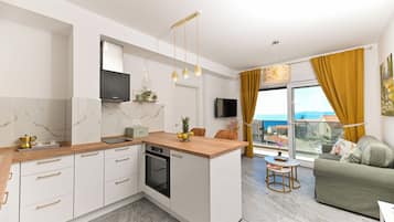 Leilighet (A3) | Oppholdsrom | Smart-TV, Netflix og strømmetjenester