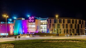 Byutsikt fra overnattingsstedet