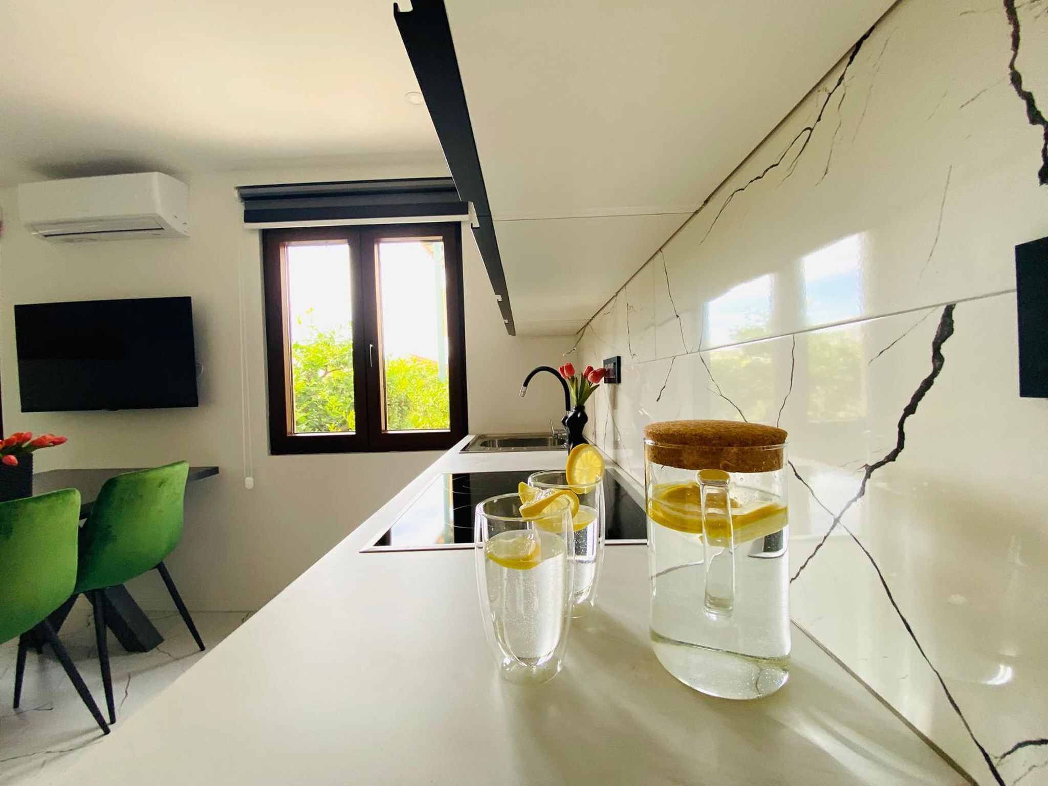 Apartment (A1) | Private kitchen | Fridge, oven, stovetop, espresso maker