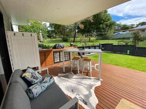 House, 1 Bedroom, Smoking, Patio | Living area - Golf Course & Beach Stay Self-contained Guest House (Nelson Bay)