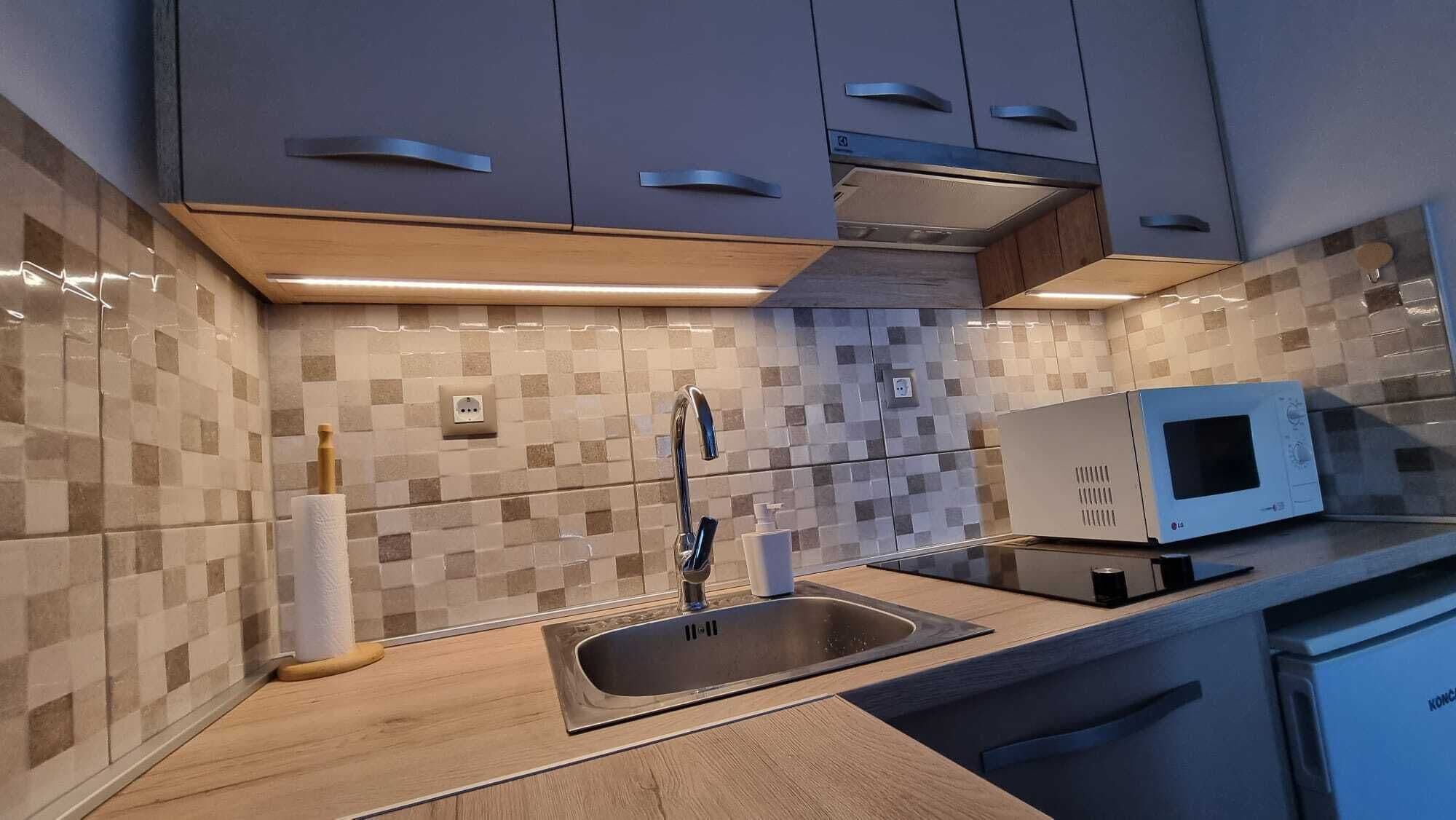 Lägenhet (A1) | Eget kök | Kylskåp, mikrovågsugn, spishäll och diskmaskin
