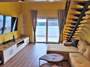 Apartment (A1) | Living room - Apartment Vidas (Rab)