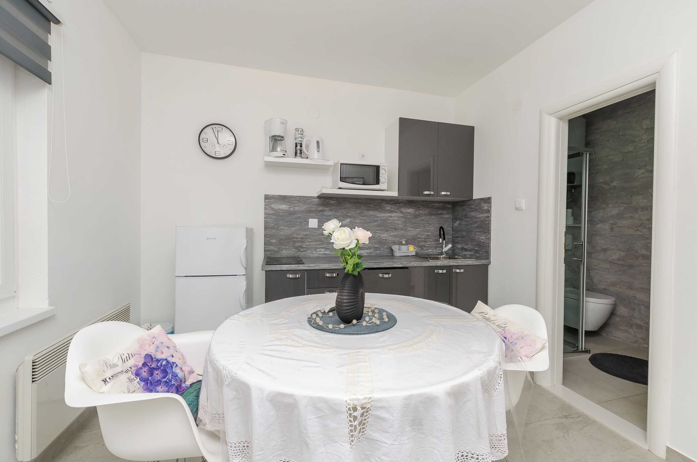Departamento (A2) | Cocina privada | Cafetera de espresso, refrigerador y parrilla de estufa 