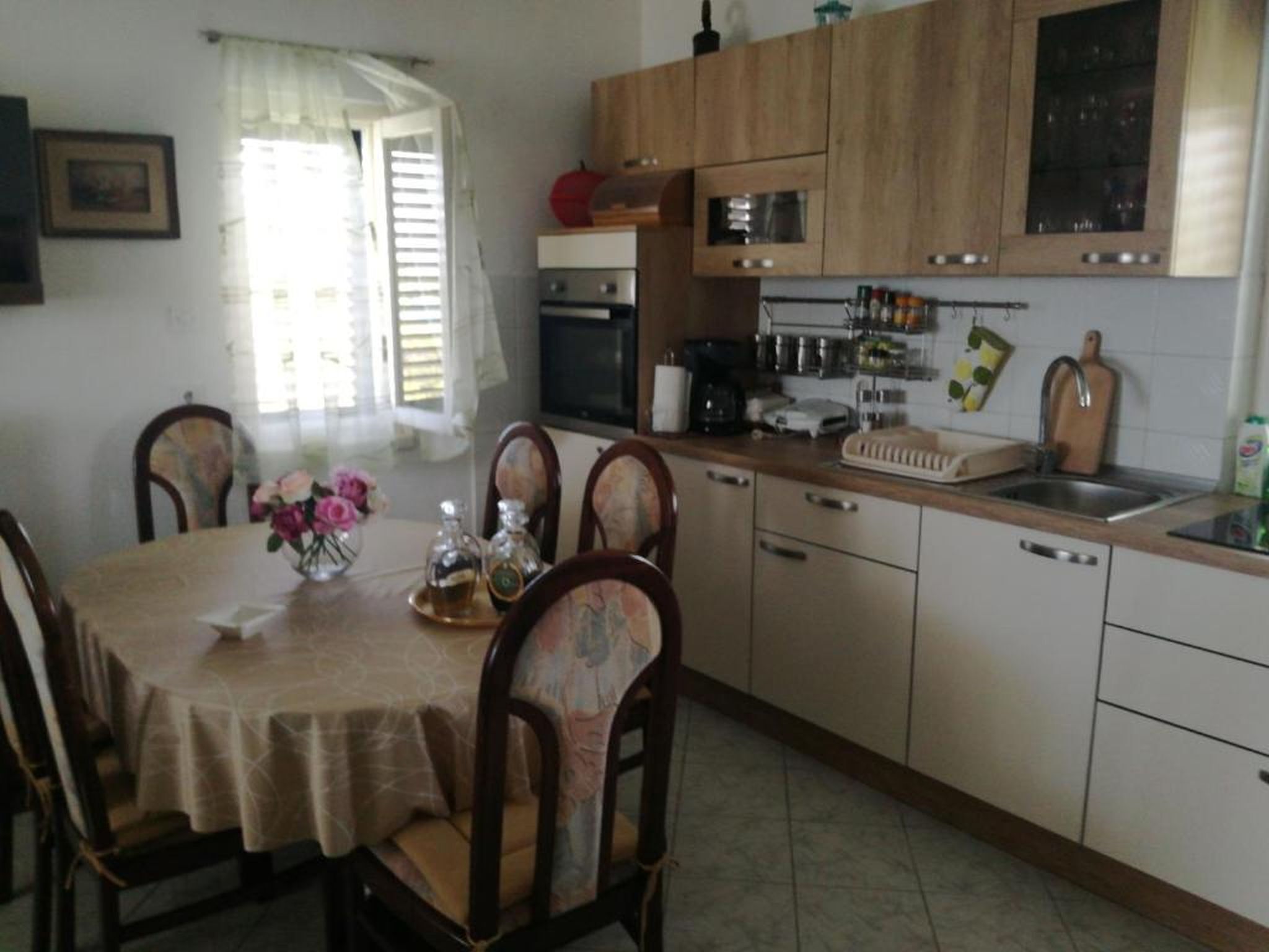 Apartment (A1) | Private kitchen | Fridge, oven, stovetop, espresso maker