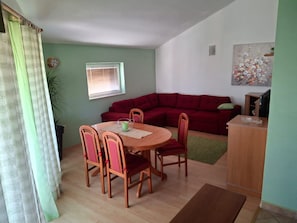 Apartment (A1) | Living room - Apartments Akustik (Sveti Filip i Jakov)