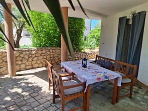 Apartment (A3) | Terrace/patio - Apartments Akustik (Sveti Filip i Jakov)
