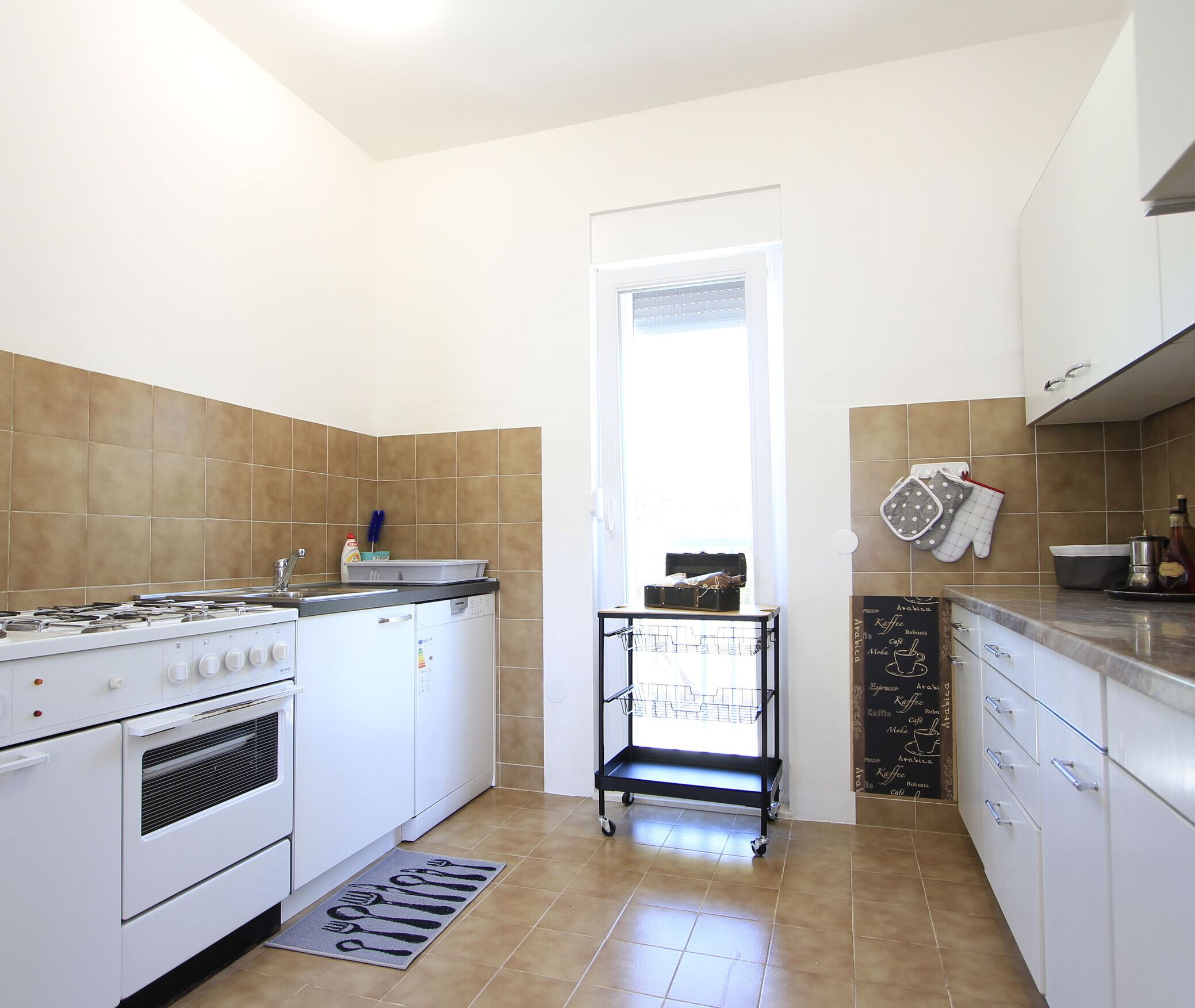 บ้านพัก | ครัวส่วนตัว | ตู้เย็น, เตาอบ, เตาประกอบอาหาร, เครื่องล้างจาน