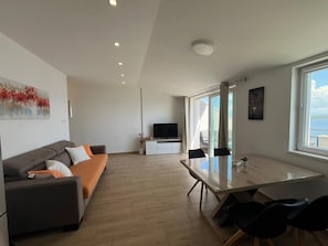 Apartment (A4) | Living room | Flat-screen TV - Apartments Dobrila (Jelsa)