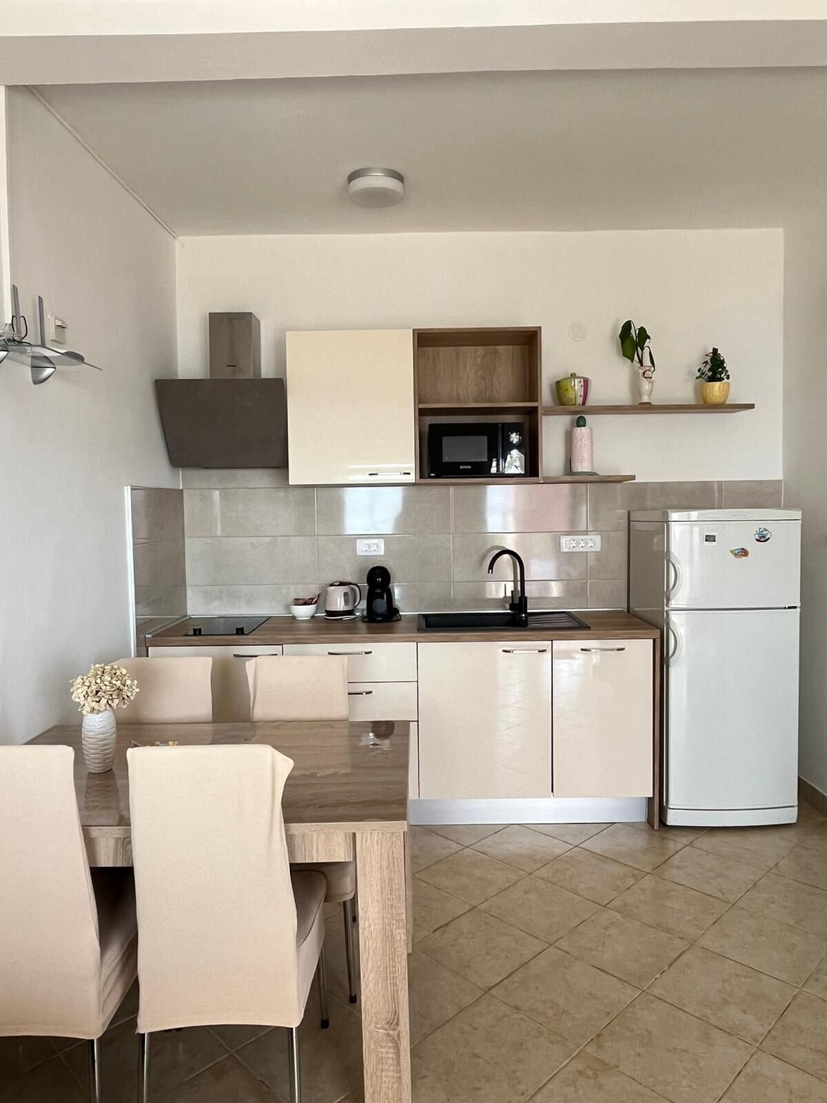 Kühlschrank, Herdplatte, Geschirrspüler, Espressomaschine