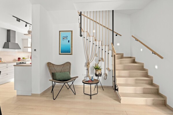 Villa | Living room | Smart TV, fireplace - Villa Casa Dika (Marcana)