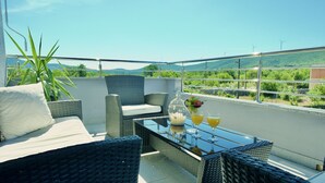 Apartment (A1) | Balcony - Apartment Mario - With Pool (Seget)