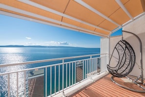 Apartment (A4) | Balcony - Apartments Sun and Beach (Brela)