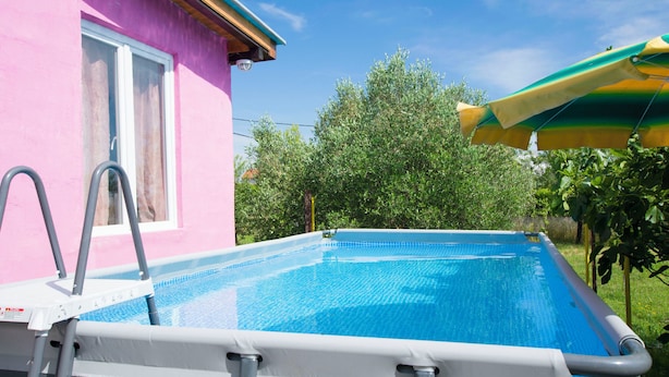Outdoor pool - House Cross (Zemunik Donji)
