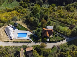 Outdoor pool, a heated pool - House Grga (Donja Voca)