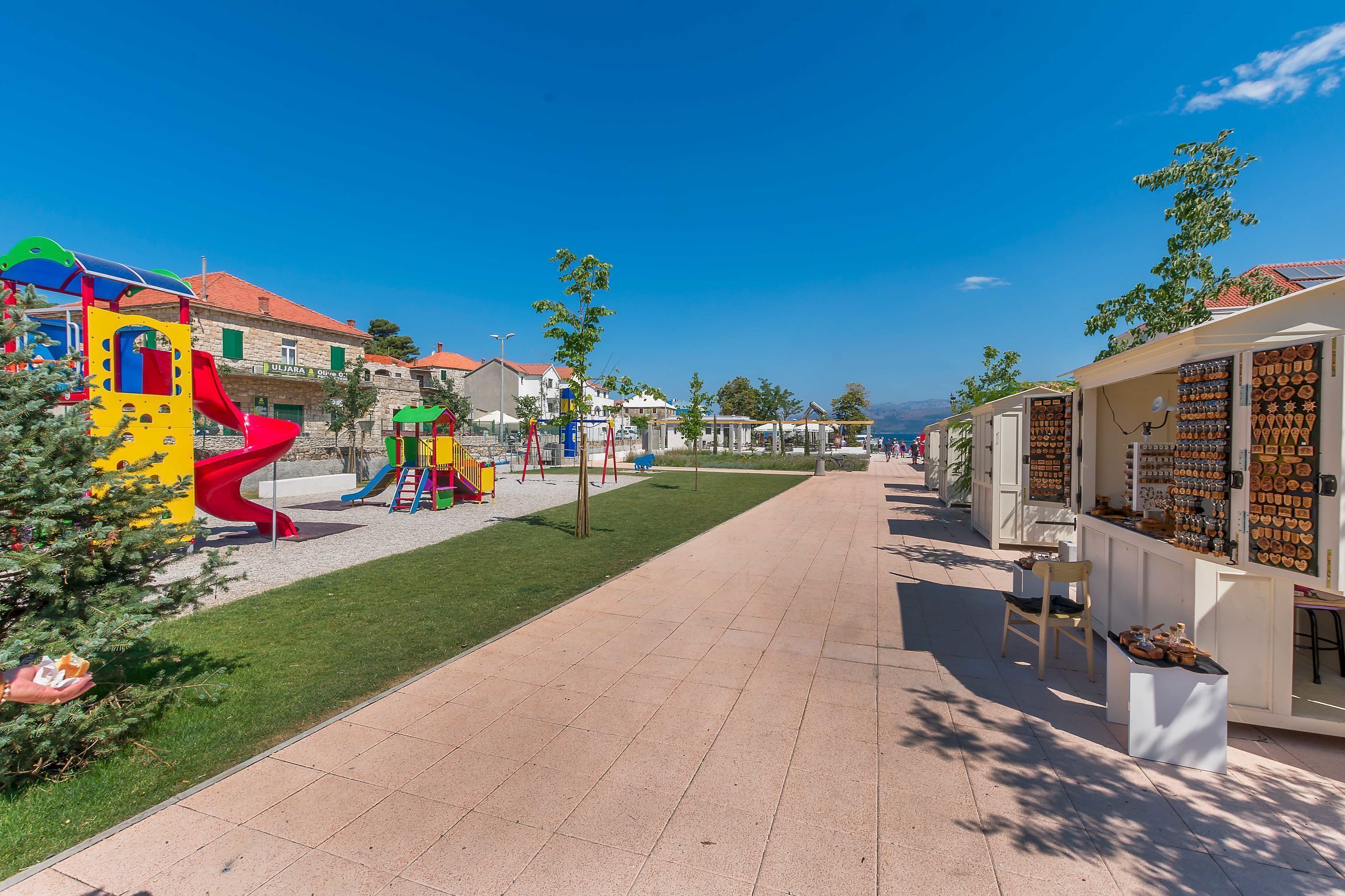 Vue sur la ville depuis l’hébergement 