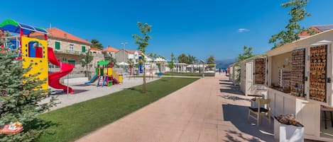 Vue sur la ville depuis lâhĂ©bergement