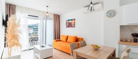 Appartement (A1) | Salle de séjour | Téléviseur connecté, Netflix