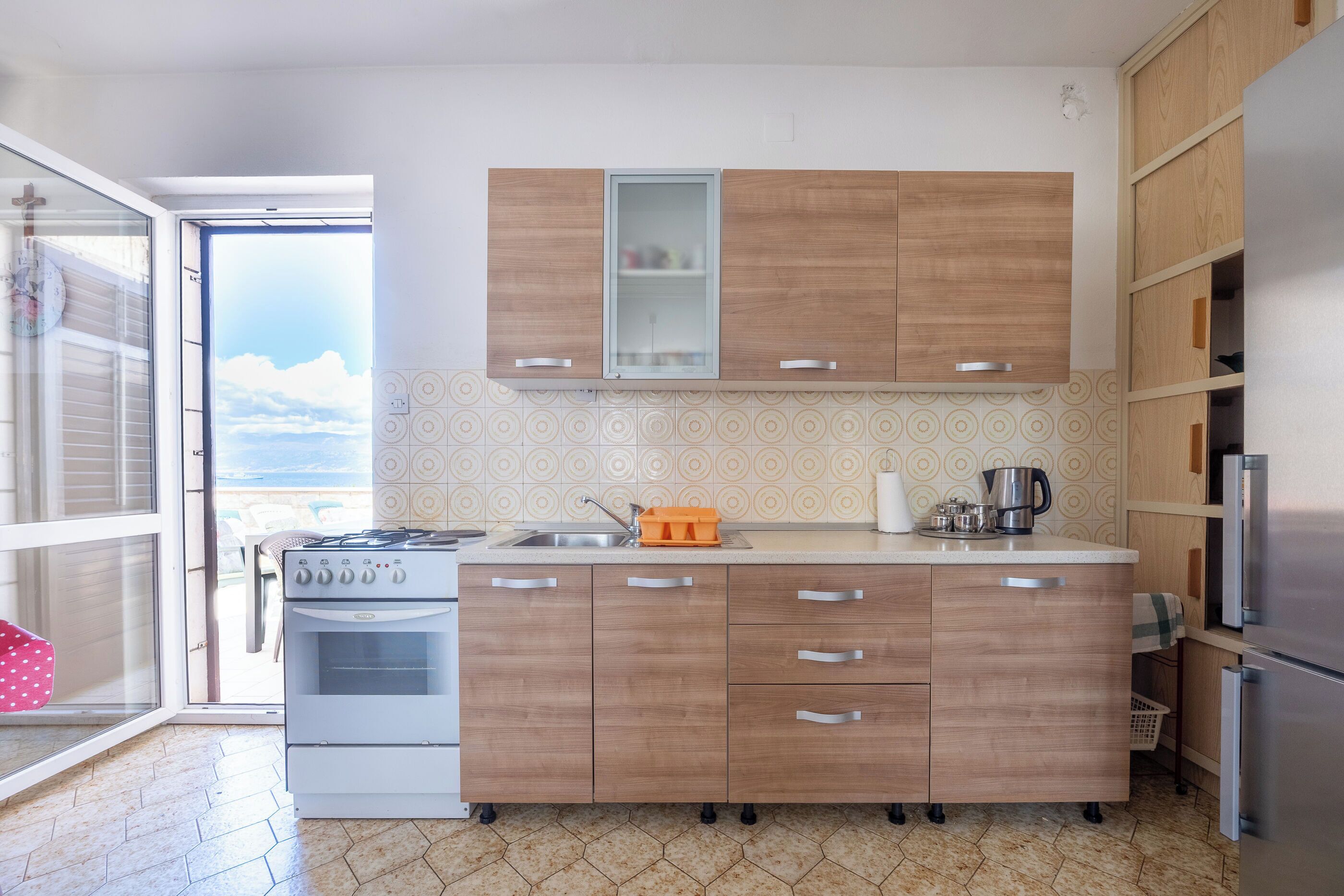 Lägenhet (A1) | Eget kök | Kylskåp, mikrovågsugn, ugn och spishäll