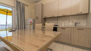Appartamento (A1) | Cucina privata | Frigorifero, forno, piano cottura, bollitore elettrico