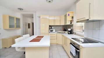 House | Private kitchen | Fridge, microwave, oven, stovetop