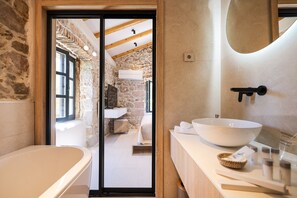 Apartment (A1) | Bathroom - Apartments Beachfront Pebble (Pasman)