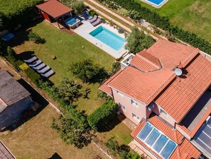 Aerial view - House Haus Petar (Kastelir-Labinci)