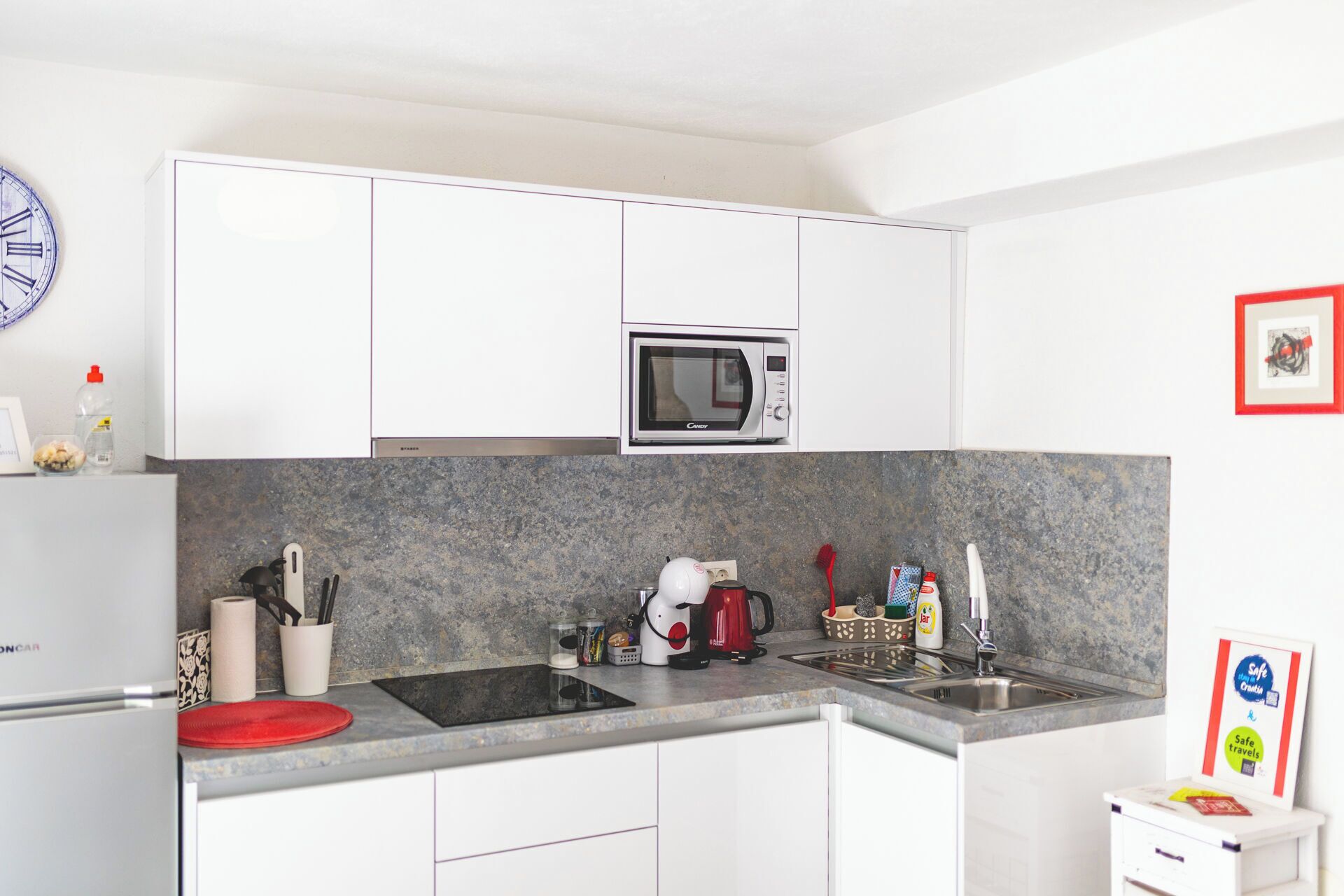 Studio (A1) | Private kitchen | Fridge, microwave, stovetop, espresso maker