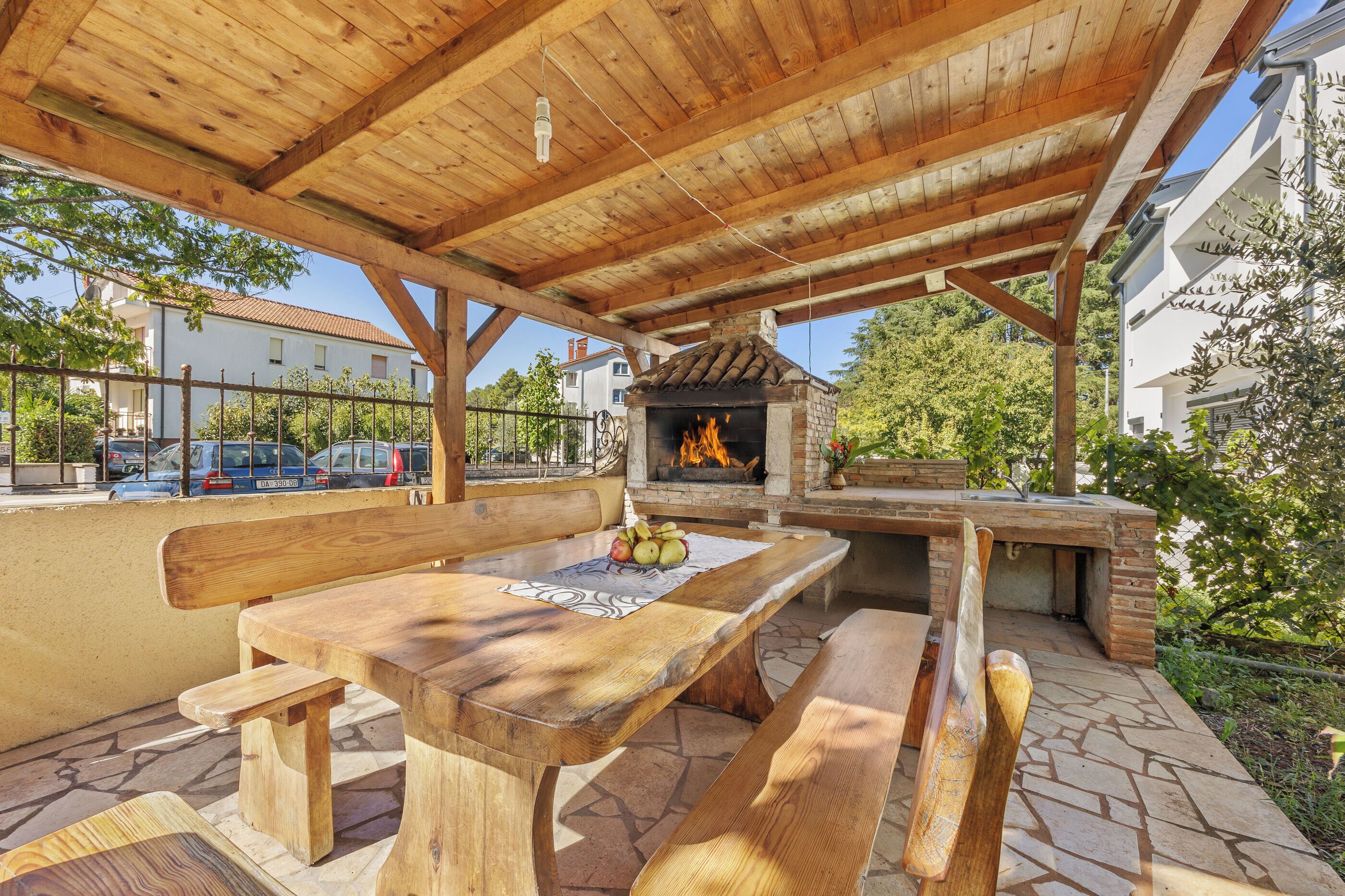 Aire de pique-nique/barbecue