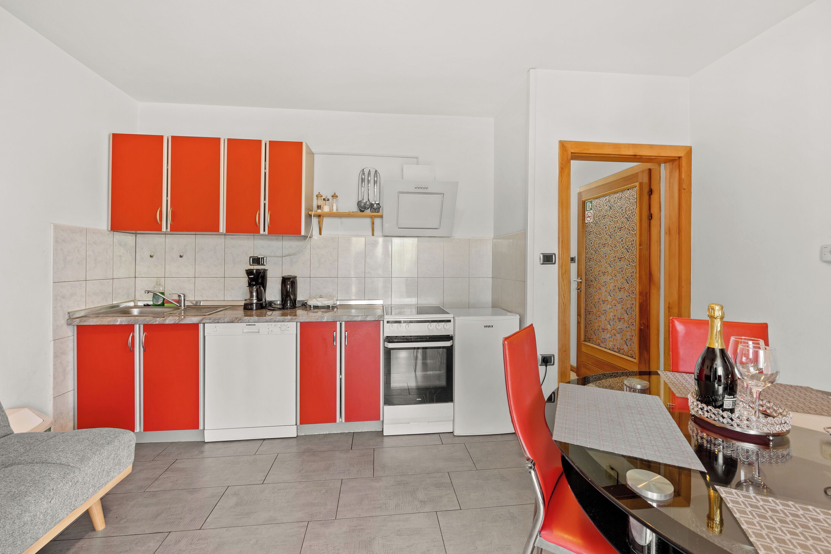 아파트 (A2) | 전용 주방 | 냉장고, 오븐, 쿡탑, 식기 세척기