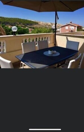 Apartment (A1) | Balcony - Apartment Piano (Lopar)