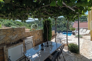 Terrace/patio - Apartments Kapetan (Trogir)
