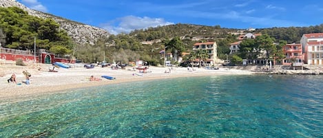 靠近海滩