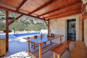 House | Terrace/patio - House Irena (Postira)