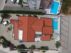 Aerial view - Apartment Lily With Pool Srima (Vodice)