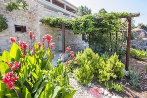 Apartment (A1) | Courtyard - Apartments Zeljko (Jelsa)