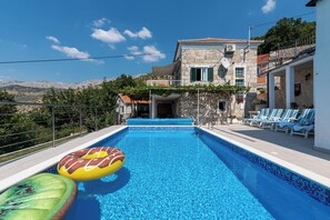 Outdoor pool - House Marinka (Split)