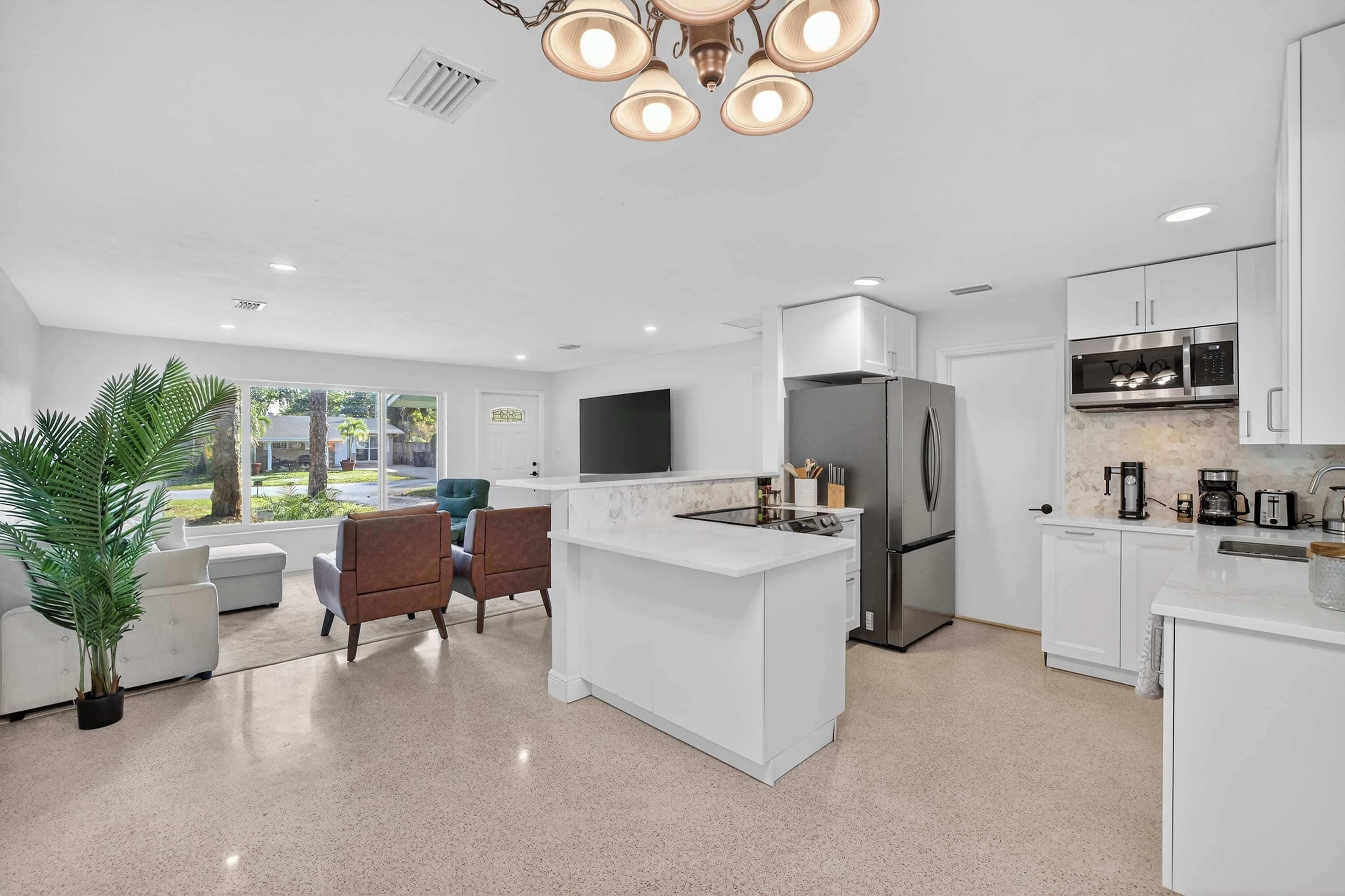 單棟房屋, 多張床, 可使用泳池, 花園景 (Evergreen Retreat) | 私人廚房