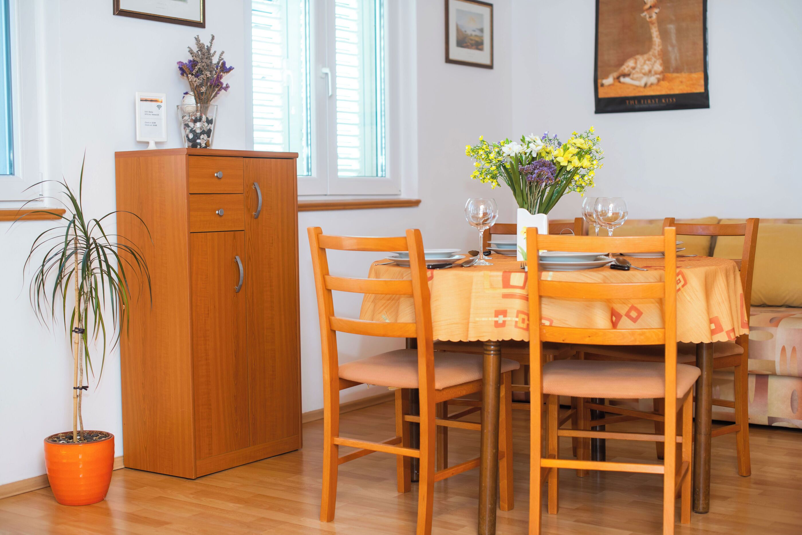 Apartment (A2) | Private kitchen | Fridge, microwave, oven, stovetop