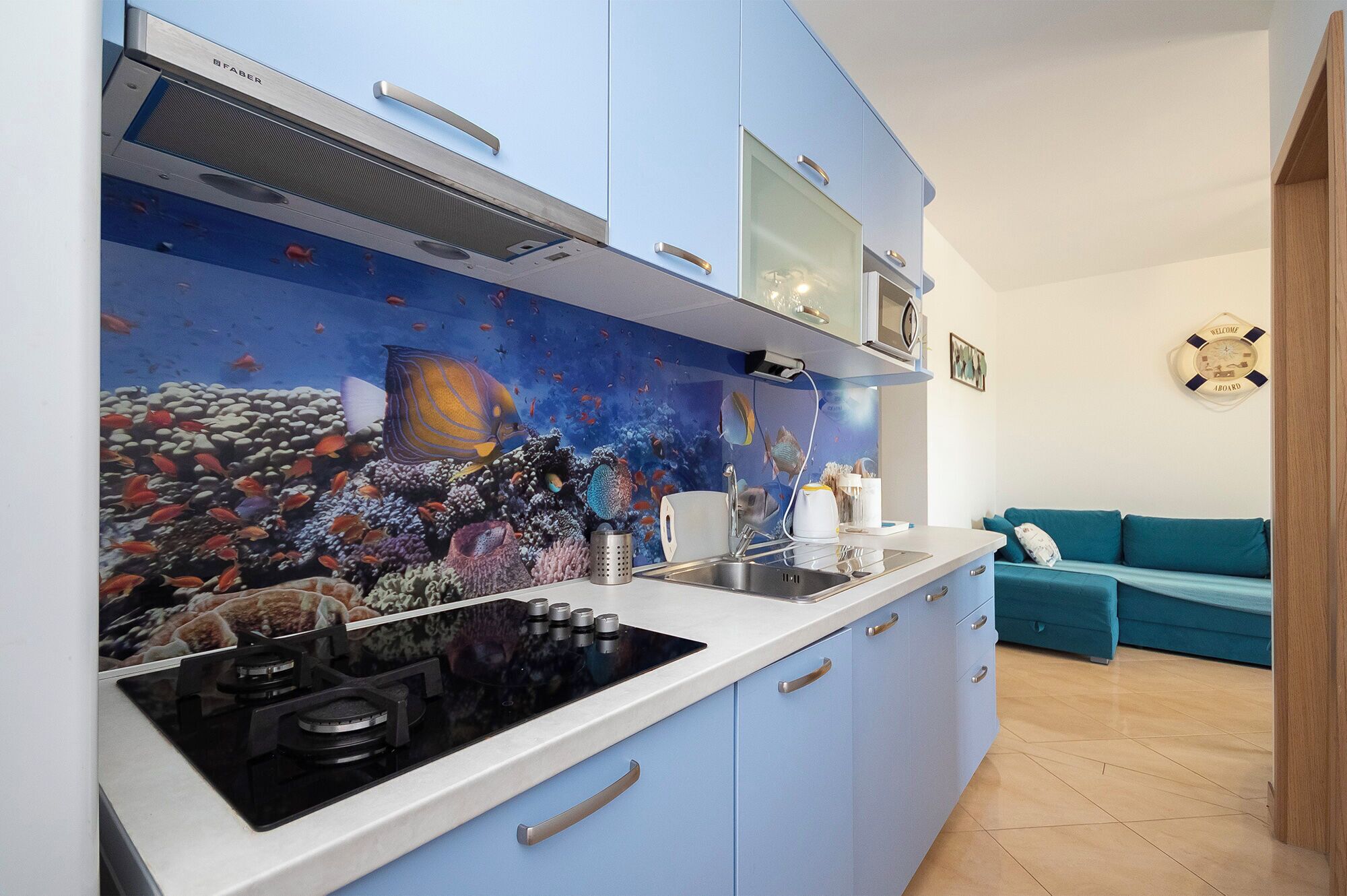 Căn hộ (A3) | Bếp riêng | Tủ lạnh, lò vi sóng, bếp nấu, ấm điện 