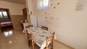 Apartment (A2) | Private kitchen | Mini-fridge